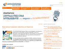 Tablet Screenshot of entresistemas.com